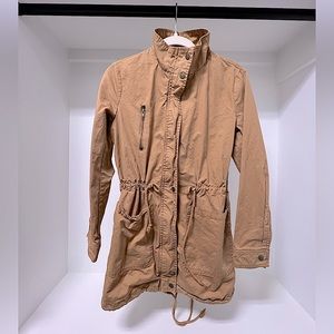 Tan Belted Trench Coat